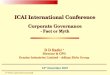 13 th December 2007 D D Rathi D D Rathi * Director & CFO Grasim Industries Limited – Aditya Birla Group ICAI International Conference Corporate Governance