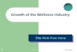 Special Reports-Wellness Revolution-Growth of the Wellness Industry