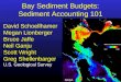 Bay Sediment Budgets: Sediment Accounting 101 David Schoellhamer Megan Lionberger Bruce Jaffe Neil Ganju Scott Wright Greg Shellenbarger U.S. Geological