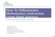How To Differentiate Mathematics Instruction Using Math Stations Fulton County School System Nelly Belinga-Hill Mathematics Teacher Math Department Chair