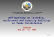 Philippine Bureau of Customs WTO Workshop on Technical Assistance and Capacity Building in Trade Facilitation Geneva May 10 - 11, 2001 WTO Workshop on
