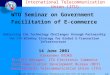 © Copyright 1998-2001 International Telecommunication Union (ITU). All Rights Reserved page - 1 Alexander NTOKO Project Manager, ITU Electronic Commerce