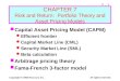 7 - 1 Copyright © 2002 Harcourt, Inc.All rights reserved. CHAPTER 7 Risk and Return: Portfolio Theory and Asset Pricing Models Capital Asset Pricing Model