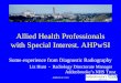 AHPwSI 6.11.03 Allied Health Professionals with Special Interest. AHPwSI Some experience from Diagnostic Radiography Liz Hunt - Radiology Directorate Manager