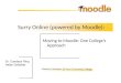 Surry Online (powered by Moodle): Moving to Moodle: One Colleges Approach Dr. Candace Ring Helen Dollyhite Distance Education @ Surry Community College