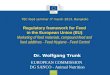 Health and Consumers Health and Consumers TEC feed seminar (7 march 2013, Bangkok) Regulatory framework for Feed in the European Union (EU): Marketing