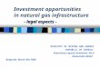 - legal aspects - Investment opportunities in natural gas infrastructure - legal aspects - MINISTRY OF MINING AND ENERGY RUPUBLIC OF SERBIA: Branislava