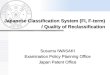Susumu IWASAKI Examination Policy Planning Office Japan Patent Office Japanese Classification System (FI, F-term) / Quality of Reclassification / Quality