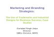 Marketing and Branding Strategies: The Use of Trademarks and Industrial Designs for Business Success; Case Studies Guriqbal Singh Jaiya Director SMEs Division,