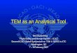 TEM as an Analytical Tool Bert Ruitenberg Bert Ruitenberg Flight Safety and Human Factors – ICAO Second ICAO Global Symposium on TEM & NOSS in ATC Washington,