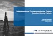 Jeppesen Proprietary Intersessional Correspondence Group Document Sharing Platform Michael Bergmann Director Maritime Industry Jeppesen Marine
