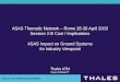 THALES AIR TRAFFIC MANAGEMENT ASAS Thematic Network – Rome 28-30 April 2003 Session 2-B Cost / Implications ASAS Impact on Ground Systems An Industry Viewpoint
