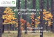 Working Forest and Conservation Presentation to MD Governors Forestry Commission