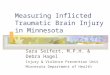 Measuring Inflicted Traumatic Brain Injury in Minnesota Sara Seifert, M.P.H. & Debra Hagel Injury & Violence Prevention Unit Minnesota Department of Health