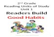 2nd Grade - Unit 1 - Readers Build Good Habits1 2 nd Grade Reading Units of Study Unit 1 Readers Build Good Habits