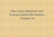 The Early Industrial and Transportation Revolution Chapter 14