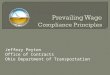 Jeffery Peyton Office of Contracts Ohio Department of Transportation
