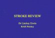 STROKE REVIEW Dr Lindsay Erwin RAH Paisley. Definition