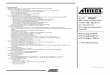 Datasheet Atmel-ATMEGA168-20PU