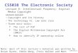 1(#total) CS5038 The Electronic Society Lecture 8: Intellectual Property: Digital Media Copyright Lecture Outline Copyright and its history The technology