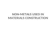 Materials for construction