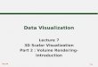 7.1 Vis_04 Data Visualization Lecture 7 3D Scalar Visualization Part 2 : Volume Rendering- Introduction