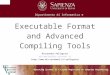 Dipartimento di Informatica e Sistemistica Operating Systems II - Laurea Magistrale in Computer Engineering Executable Format and Advanced Compiling Tools
