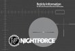 Night Force Reticle Manual
