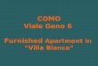 COMO Viale Geno 6 Furnished Apartment in Villa Bianca