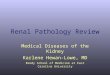 Renal Pathology Review Medical Diseases of the Kidney Karlene Hewan-Lowe, MD Brody School of Medicine at East Carolina University