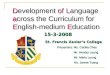 Development of Language across the Curriculum for English-medium Education Development of Language across the Curriculum for English-medium Education15-3-2008