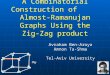 A Combinatorial Construction of Almost-Ramanujan Graphs Using the Zig-Zag product Avraham Ben-Aroya Avraham Ben-Aroya Amnon Ta-Shma Amnon Ta-Shma Tel-Aviv