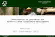 © FSC All rights reserved Forest Stewardship Council ® 04 September 2013 1 Consultation on procedure for National Risk Assessment development Webinar 04