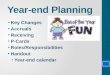Year-end Planning Key Changes Accruals Receiving P-Cards Roles/Responsibilities Handout Year-end calendar 1
