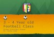 October Afterschool Program By: Teacher Simon 3 – 4 Year old Football Class