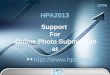CFPA Support For Online Photo Submission at   HPA2013