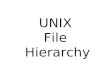 UNIX File Hierarchy. The UNIX/Linux File System Hierarchy CIS 191 – Lesson 3 / /bin /boot /dev /etc /home /lib /lost+found /mnt /opt /proc /root /sbin