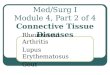 Med/Surg I Module 4, Part 2 of 4 Connective Tissue Diseases Rheumatoid Arthritis Lupus Erythematosus Gout