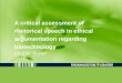 A critical assessment of rhetorical speech in ethical argumentation regarding biotechnology Knut W. Ruyter