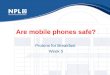Are mobile phones safe? Protons for Breakfast Week 5