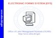 Www.olms.dol.gov ELECTRONIC FORMS SYSTEM (EFS) Office of Labor-Management Standards (OLMS) 