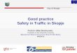 City of Skopje Good practice Safety in Traffic in Skopje Prof.d-r Mile Dimitrovski, President of the Scientific Commity Macedonian National Council for