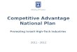 Promoting Israeli High-Tech Industries 2011 - 2012 Competitive Advantage National Plan משרד האוצר Ministry of Finance