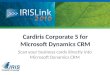 Cardiris Corporate 5 for Microsoft Dynamics CRM Scan your business cards directly into Microsoft Dynamics CRM