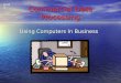 Commercial Data Processing Using Computers In Business Unit 1