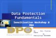 Company LOGO Data Protection Fundamentals Sensitisation Workshop @ MQA By : Mrs. Pravina DODAH Mr. Hemrajsingh BHUGOWON Date : 09 Nov 2012