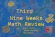 Third Nine Weeks Math Review By Stacy Cruitt Sarah Housley Sarah Housley Amy Milam Amy Milam