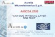 4/10/20061 Aurelia Microelettronica S.p.A. Via Giuntini, 13 - I 56023 Cascina (Italy) Phone: +39.050.754260 Fax: +39.050.754261 E-mail: contactus@aurelia-micro.it
