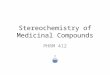 Stereochemistry of Medicinal Compounds