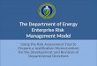 The Department of Energy Enterprise Risk Management Model Using the Risk Assessment Tool to Prepare a Justification Memorandum for the Development and